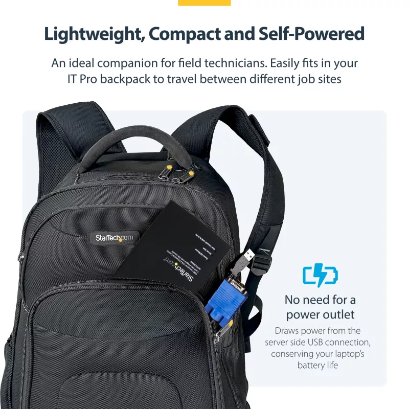 StarTech.com USB Crash Cart Adapter mit Dateiübertragung & Videoaufnahme