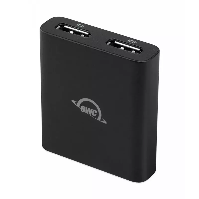 OWC Thunderbolt Dual DisplayPort Adapter USB-Grafikadapter 7680 x 4320 Pixel Schwarz