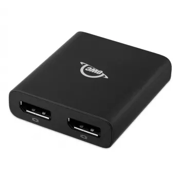 OWC Thunderbolt Dual DisplayPort Adapter USB-Grafikadapter 7680 x 4320 Pixel Schwarz
