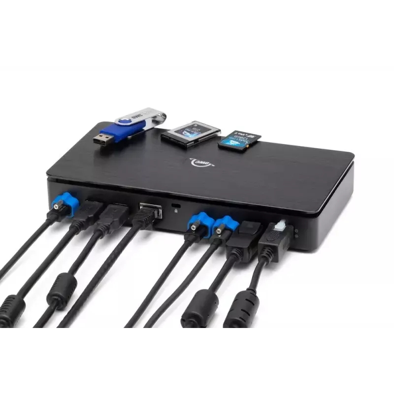 OWC Thunderbolt Pro Dock Kabelgebunden Thunderbolt 3 Schwarz 85W Stromversorgung 40 Gbit/s