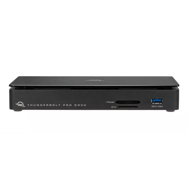 OWC Thunderbolt Pro Dock Kabelgebunden Thunderbolt 3 Schwarz 85W Stromversorgung 40 Gbit/s