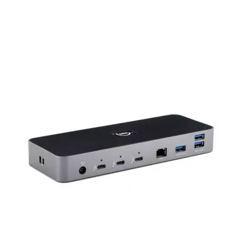 OWC Thunderbolt 4 Wired Dock Schwarz Grau 3,5 mm Ethernet 1000 Mbit/s