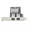 StarTech.com 2-Port GbE SFP Netzwerkkarte, PCIe 2.0 x1, Intel I350-AM2 2x 1GbE Controller, 1000BASE Kupfer/Glasfaser, Dual-Port Gigabit Ethernet NIC, Desktop/Server Backplanes - Windows und Linux kompatibel