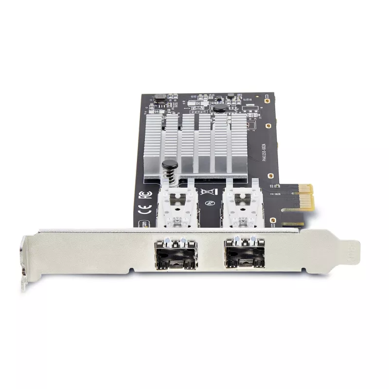 StarTech.com 2-Port GbE SFP Netzwerkkarte, PCIe 2.0 x1, Intel I350-AM2 2x 1GbE Controller, 1000BASE Kupfer/Glasfaser, Dual-Port Gigabit Ethernet NIC, Desktop/Server Backplanes - Windows und Linux kompatibel