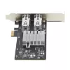 StarTech.com 2-Port GbE SFP Netzwerkkarte, PCIe 2.0 x1, Intel I350-AM2 2x 1GbE Controller, 1000BASE Kupfer/Glasfaser, Dual-Port Gigabit Ethernet NIC, Desktop/Server Backplanes - Windows und Linux kompatibel