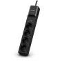 CyberPower P0420SUD0-DE Überspannungsschutz Schwarz 4 AC-Ausgänge 200 - 250 V 1,8 m