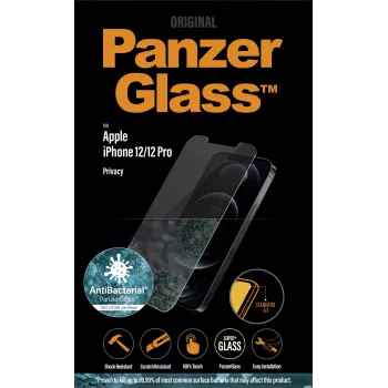 PanzerGlass ® Blickschutz-Displayschutz iPhone 12 | 12 Pro | Standard Fit