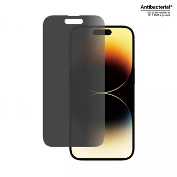 Datenschutz-Displayschutz PanzerGlass Apple iPhone 14 Pro kratz- und stoßfest