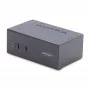 StarTech.com 2-Port Dual-Monitor DisplayPort KVM Switch, 4K 60Hz, 2x USB 5Gbps Hub Ports, 2x USB 2.0 HID Ports, Hotkey und Taster Umschaltung, TAA-konform – ESD-Schutzstufe 3