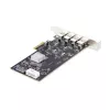 StarTech.com 4-Port USB PCIe-Karte, USB 3.2 5 Gbit/s, PCI Express-Erweiterungskarte mit 4 unabhängigen USB-Controllern, 4 USB-A-Ports, Windows/macOS/Linux