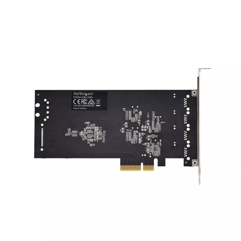 StarTech.com 4-Port USB PCIe-Karte, USB 3.2 5 Gbit/s, PCI Express-Erweiterungskarte mit 4 unabhängigen USB-Controllern, 4 USB-A-Ports, Windows/macOS/Linux