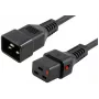 Microconnect PC1285 Stromkabel Schwarz 2 m C20-Kupplung C19-Kupplung