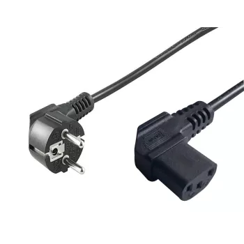 Microconnect PE010518 Stromkabel Schwarz 1,8 m CEE7/7 C13-Kupplung