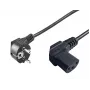 Microconnect PE010518 Stromkabel Schwarz 1,8 m CEE7/7 C13-Kupplung