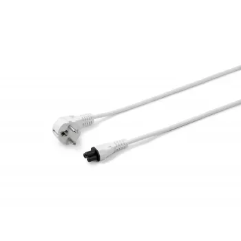Microconnect PE010818W Stromkabel Weiß 1,8 m Netzstecker Typ F C5-Kupplung