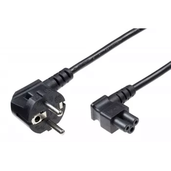 Microconnect PE010850A Stromkabel Schwarz 5 m C5-Kupplung