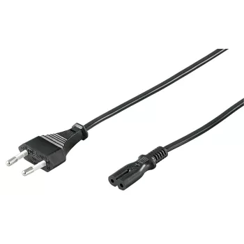 Microconnect PE030712 Stromkabel Schwarz 1,2 m CEE7/16 C7-Kupplung