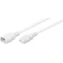 Microconnect PE040605W Stromkabel Weiß 0,5 m C14 Kupplung C13 Kupplung