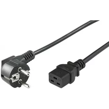 Microconnect PE0771903 Netzkabel Schwarz 3 m CEE7/7 C19-Kupplung