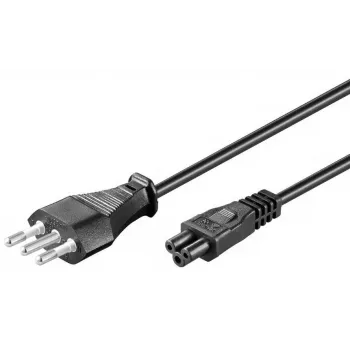 Microconnect PE100830 Stromkabel Schwarz 3 m C5-Kupplung