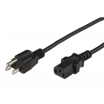 Microconnect PE110418 Stromkabel Schwarz 1,8 m Netzstecker Typ B C13 Kupplung