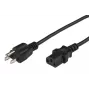 Microconnect PE110418 Stromkabel Schwarz 1,8 m Netzstecker Typ B C13 Kupplung