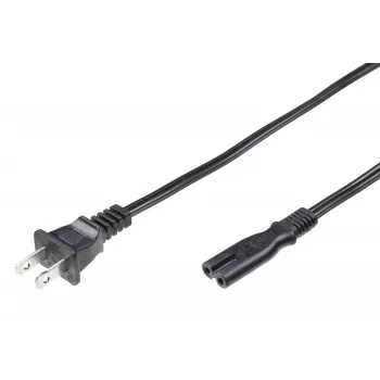 Microconnect PE110718 Stromkabel Schwarz 1,8 m Netzstecker Typ A C7-Kupplung