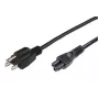 Microconnect PE110805 Stromkabel Schwarz 0,5 m Netzstecker Typ B C5-Kupplung