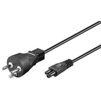 Microconnect PE120805 Stromkabel Schwarz 0,5 m Netzstecker Typ K C5-Kupplung