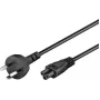 Microconnect PE120830 Stromkabel Schwarz 3 m Netzstecker Typ K C5-Kupplung