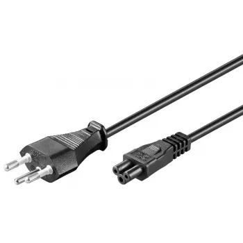 Microconnect PE160850 Stromkabel Schwarz 5 m C5-Kupplung