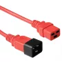 Microconnect PE2019R18 Stromkabel Rot 1,8 m C20-Kupplung C19-Kupplung