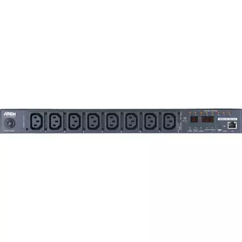 ATEN 1U 10A 8 Ausgänge geschaltet + gemessene PDU + kostenlose Eco PDU Manager Software
