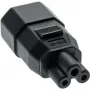 Microconnect PEA0408 Kabeladapter C14 C5 Schwarz