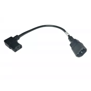Microconnect PEA1416 Stromkabel Schwarz 0,3 m C13-Kupplung C14-Kupplung
