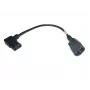 Microconnect PEA1416 Stromkabel Schwarz 0,3 m C13-Kupplung C14-Kupplung