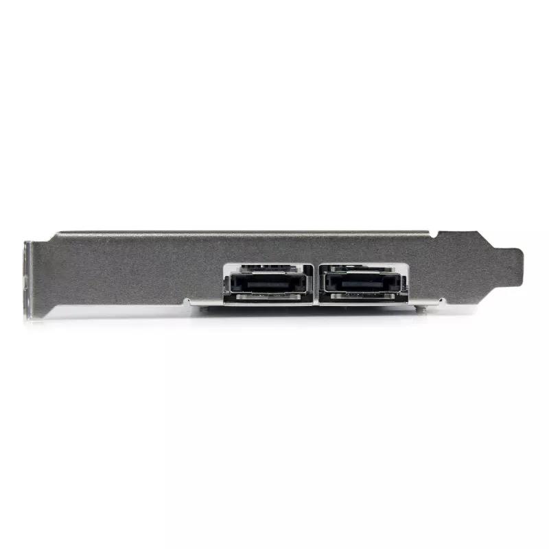 StarTech.com 2-Port PCI Express SATA 6 Gbit/s eSATA Controller-Karte – Dual-Port PCIe SATA III Karte – 2 Int/2 Ext