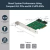 StarTech.com 3-Port M.2 SSD (NGFF) Adapterkarte – 1 x PCIe (NVMe) M.2, 2 x SATA III M.2 – PCIe 3.0