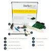 StarTech.com 3-Port M.2 SSD (NGFF) Adapterkarte – 1 x PCIe (NVMe) M.2, 2 x SATA III M.2 – PCIe 3.0