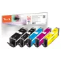 Peach PI100-378 Tintenpatrone 5 Stück Kompatibel Hohe (XL) Reichweite Schwarz, Cyan, Magenta, Gelb