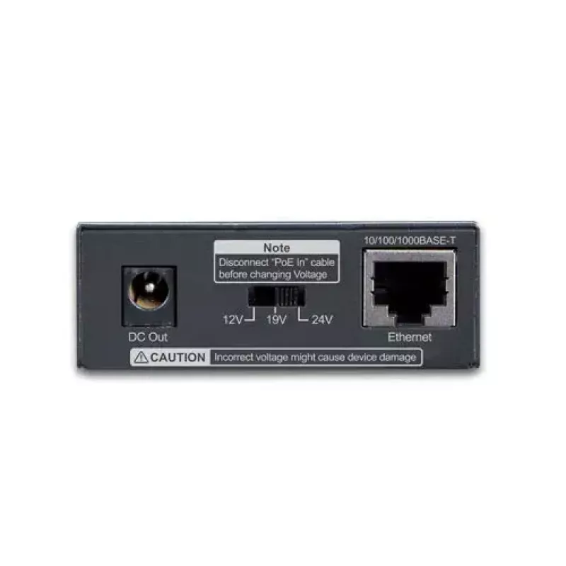 Netzwerk-Splitter PLANET POE-172S Schwarz