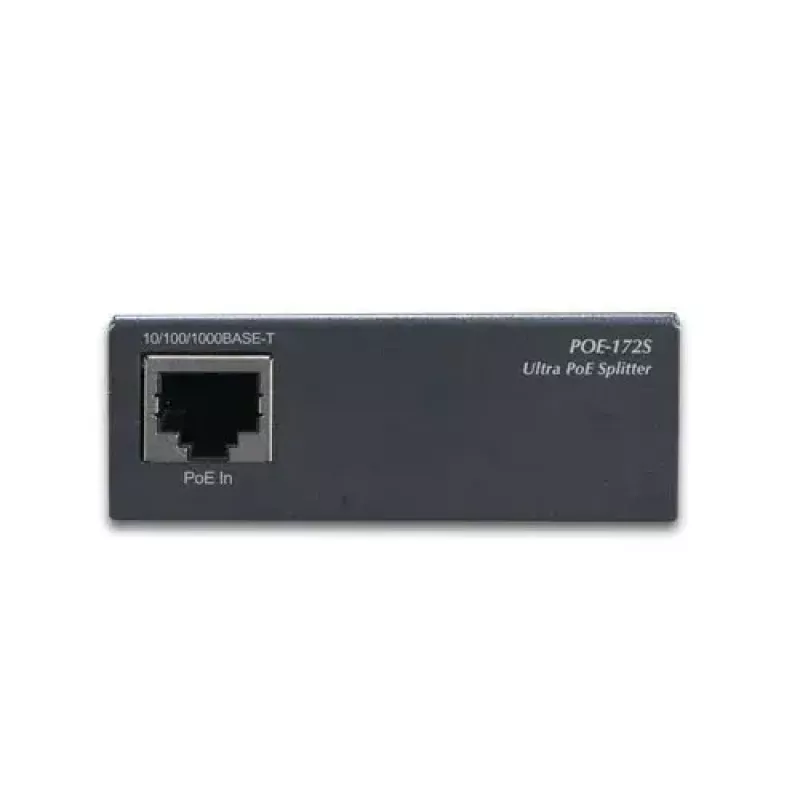 Netzwerk-Splitter PLANET POE-172S Schwarz