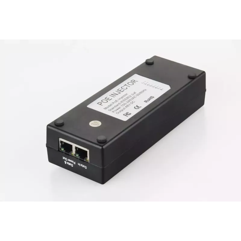 Microconnect POEINJ-15W PoE-Adapter 10 Gigabit Ethernet 48 V