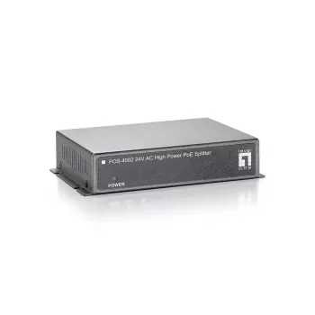 LevelOne Fast Ethernet High Power PoE-Splitter, 24V AC-Ausgang