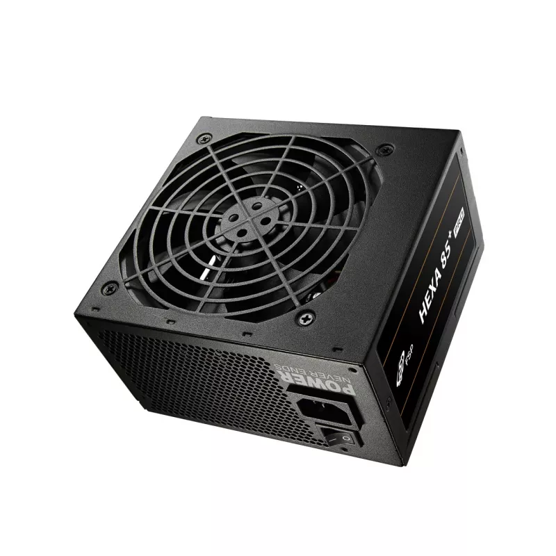 FSP HEXA 85+ PRO 350W Netzteil ATX ATX2.5 Schwarz, 350 W, 100 - 240 V, 50 - 60 Hz, 5 - 2 A, Aktiv, 85 W