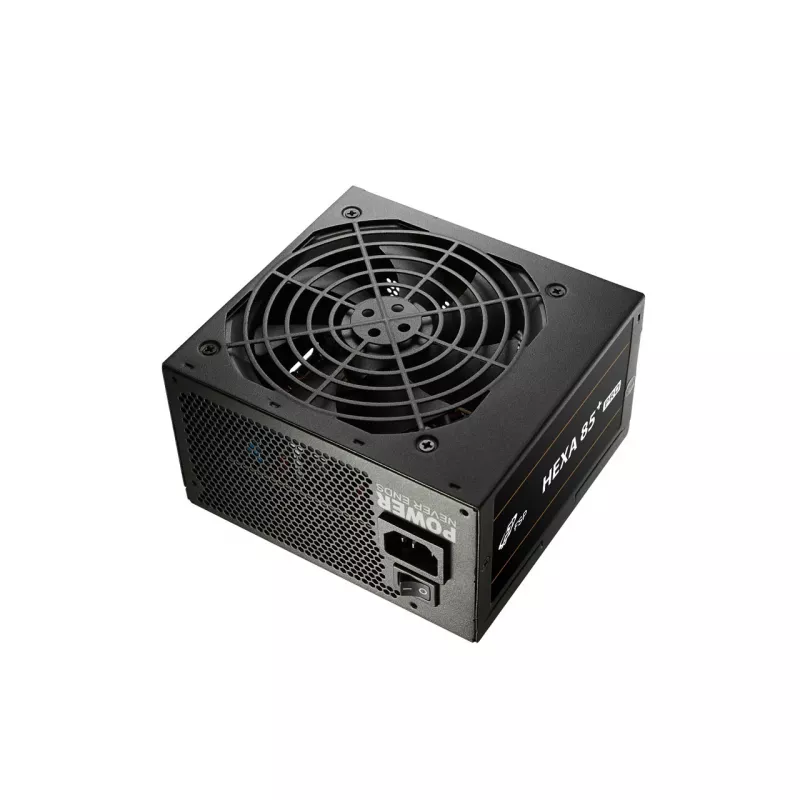 FSP HEXA 85+ PRO 350W Netzteil ATX ATX2.5 Schwarz, 350 W, 100 - 240 V, 50 - 60 Hz, 5 - 2 A, Aktiv, 85 W