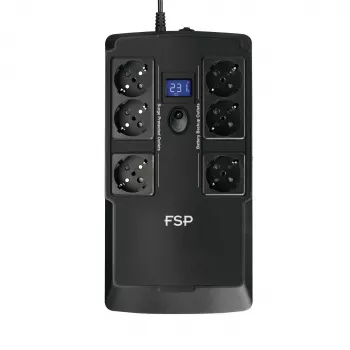 FSP NanoFit 600 unterbrechungsfreie Stromversorgung (USV) Standby (Offline) 0,6 kVA 360 W 6 AC-Ausgänge