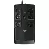 FSP NanoFit 600 unterbrechungsfreie Stromversorgung (USV) Standby (Offline) 0,6 kVA 360 W 6 AC-Ausgänge