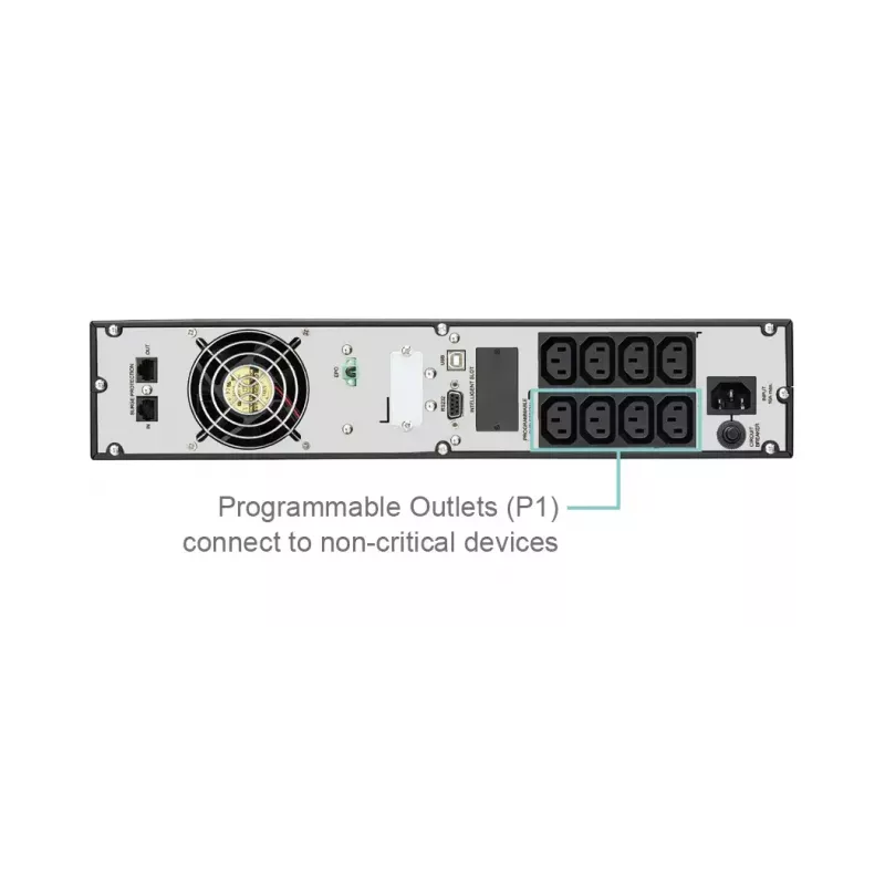 FSP Eufo 1.1k unterbrechungsfreie Stromversorgung (USV) Line-Interactive 1,1 kVA 990 W 8 AC-Ausgänge