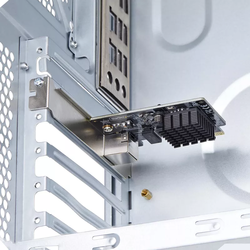 StarTech.com 1-Port 5G Gigabit PCIe Netzwerkadapterkarte, 5G/2,5G/1G/100M/10M PCI Express LAN-Karte, Realtek RTL8126, Windows und Linux, TAA-konform
